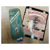 2 Metal Advertising Items