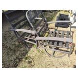 2 patio chairs no cushions