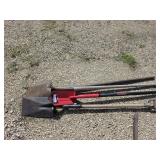 4 shovels