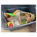 Tote of Easter Decorations
