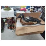 Ducks Unlimited wooden duck and nutcracker figure