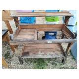 Garden work bench