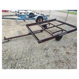 Snowmobile trailer 78"W x 8