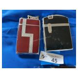 2 Cigarette Case / Lighter Combo