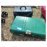 Portable grill and Coleman camp stove