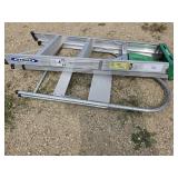 2 aluminum ladders