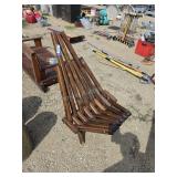 Foldable wood chair