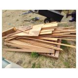 Pallet of trim and other wood