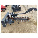 46" skid steer trencher attachment