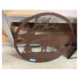 Metal Moose Decor - 23"
