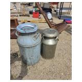 2 milk cans