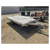 Triton ATV Aluminum trailer with spare