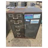 Filing cabinet with safe