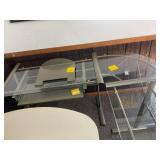 Glass Sectional Desk
