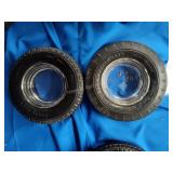 2 Tire ashtrays