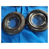 2 Tire ashtrays