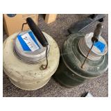 2 Vintage Metal Thermoses