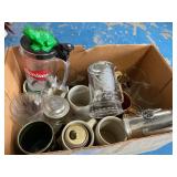 Assorted Drinking Mugs & Glasses - some chipped