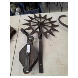 Vintage Rotary wheel and Block pully