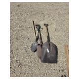 4 shovels