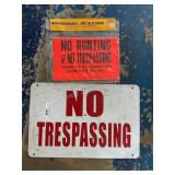 No Trespassing Signs
