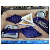 7 Camel ashtrays