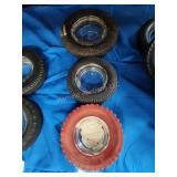 3 Tire ashtrays