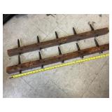 Iron Stakes in Wood