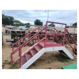 Steel stairs