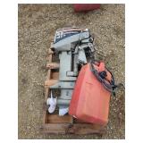 9.9 Johnson motor with fuel tank