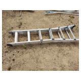Convertible aluminum ladder