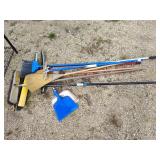 Brooms, squeegees and other