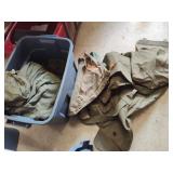 Tote of military bags
