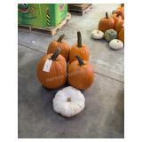 4 Large Pumpkins and 1 Gord