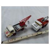 2 die-cast wreckers: Matchbox Shell Oil K-110 Reco