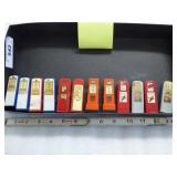 6 sets plastic gas pump salt & pepper shakers