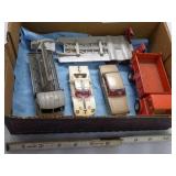 5 die-cast Dinky Toys: Ford D800 ; Trailer Super T