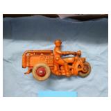Cast iron Hubley 5" Crash car Motorcycle - 1930s