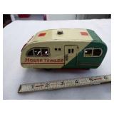 Tin 6" House trailer - 1950s (made in Japan)