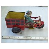 Tin Marx Speed Boy Delivery motorcycle - wind-up (