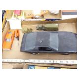 4 plastic vehicles: Pyro Army truck ; Pyro Wrecker