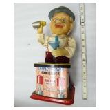Battery operated Charlie Weaver bartender - 1960s