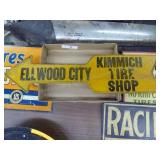 Vintage Tire Shop metal sign - approx. 6" x 24"
