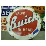 Vintage Buick porcelain sign - approx. 20"
