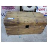 Vintage wood trunk