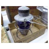 Vintage railroad lantern - CMSTP&P