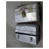 2 metal lunch boxes