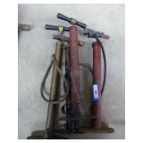 4 vintage air pumps