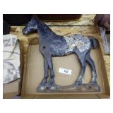 Cast iron horse (approx. 17")