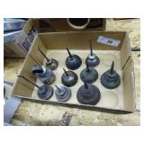 Vintage small oil cans